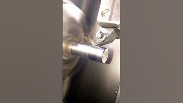 Bairing size pin turning on cnc machine | #cnc #cncmachine #shorts