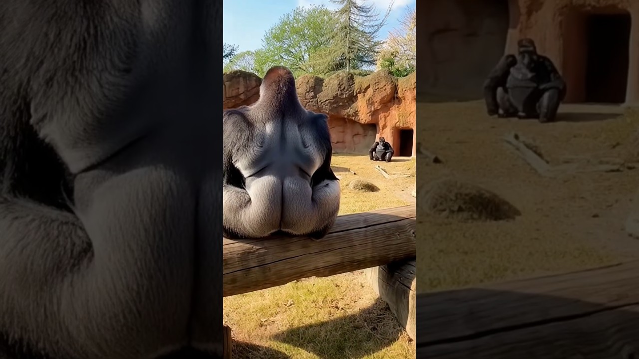 Gorilla Didn’t See It Coming… 😂💥 