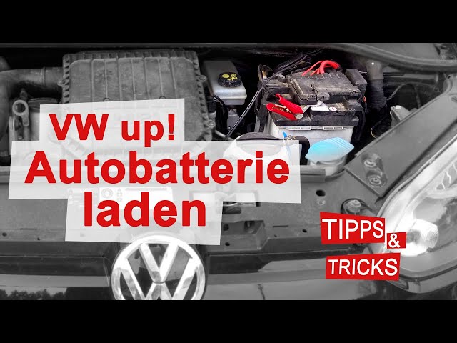 How to load Car Battery ⚡ or regenerate with Battery Charger (VW