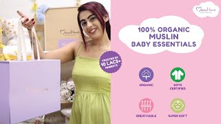 Discover Moms Home: 100% Organic Cotton & Muslin Baby Essentials for Your Little One