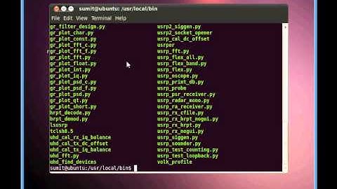 GNURADIO : Common Utility Programs