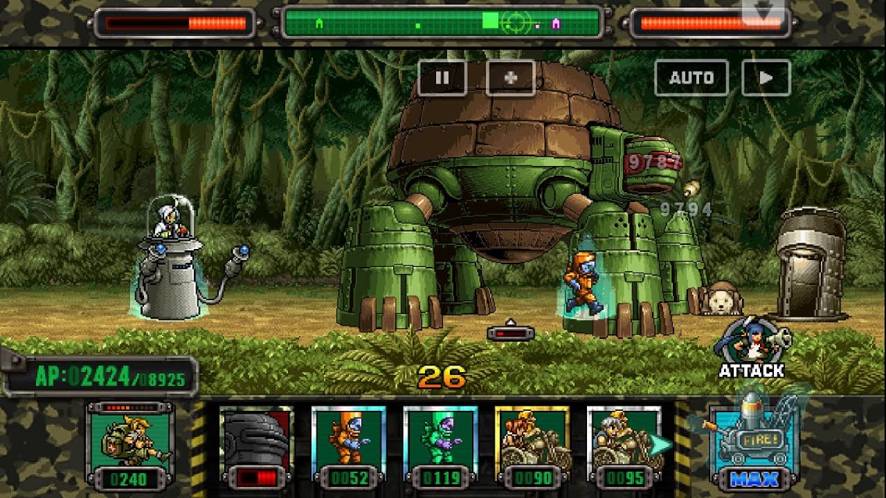 [HD]Metal slug ATTACK. UNIT! NEW UNIT APPEAR (SOUND ON