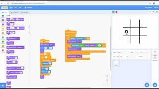 How to create X O game on scratch. By:mouheb djobbi screenshot 1
