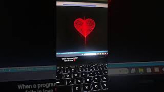Turning code into a beautiful, mesmerizing heart! Learn JS/CSS. #python #animation #codecamp