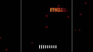 Avee player template happy birthday background black screen screenshot 3