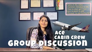 CABIN CREW GROUP DISCUSSION MISAKES | WATCH AND PASS GD 100%
