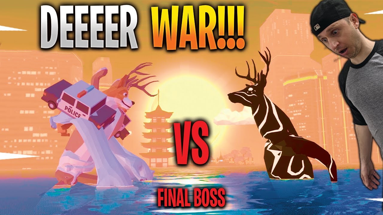 I FIGHT MY FUTURE SELF IN AN EPIC FINAL BATTLE!! | Deeeer Simulator Bosses + Ending