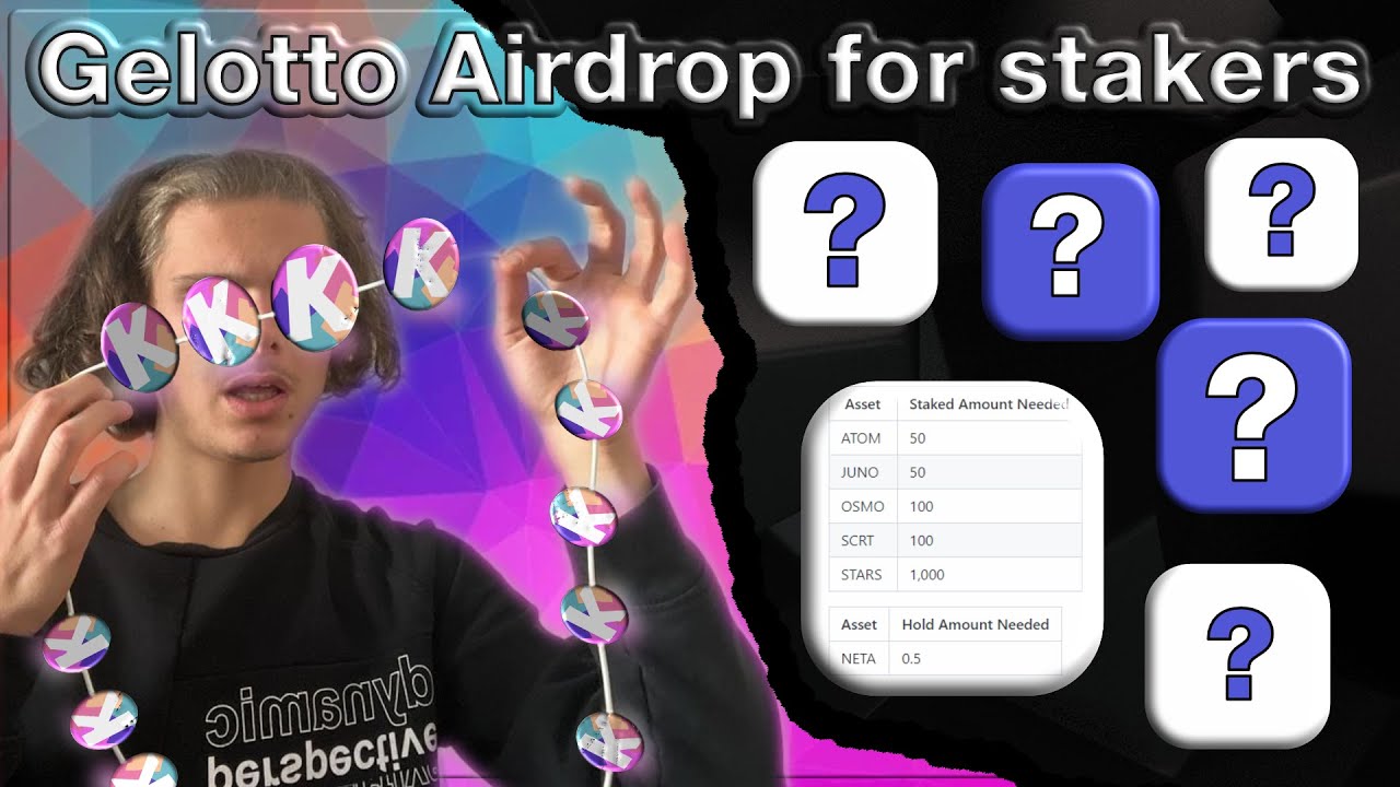 Gelotto 100% AIRDROP for Cosmos staker | Cosmos Airdrop #73