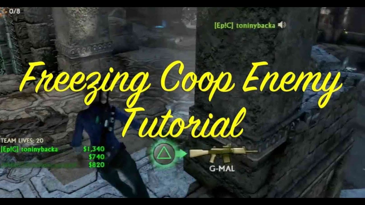 Uncharted 3 Special: Freezing Coop Enemy Glitch [Tutorial]