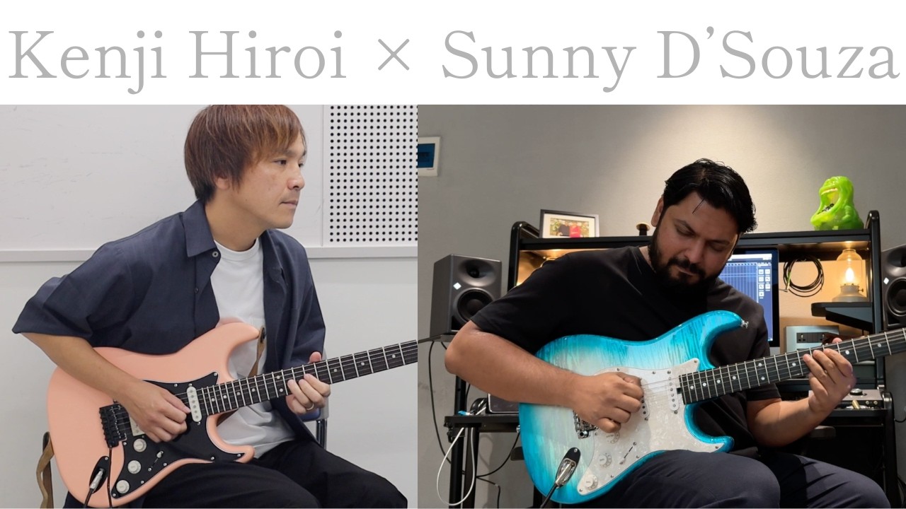Kenji Hiroi × Sunny D’Souza | Guitar Session 【国境を越えたギターセッション】Japan × India Session SAITO GUITARS