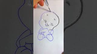 2515_#daily blindpainting #Follow me and learn to draw together