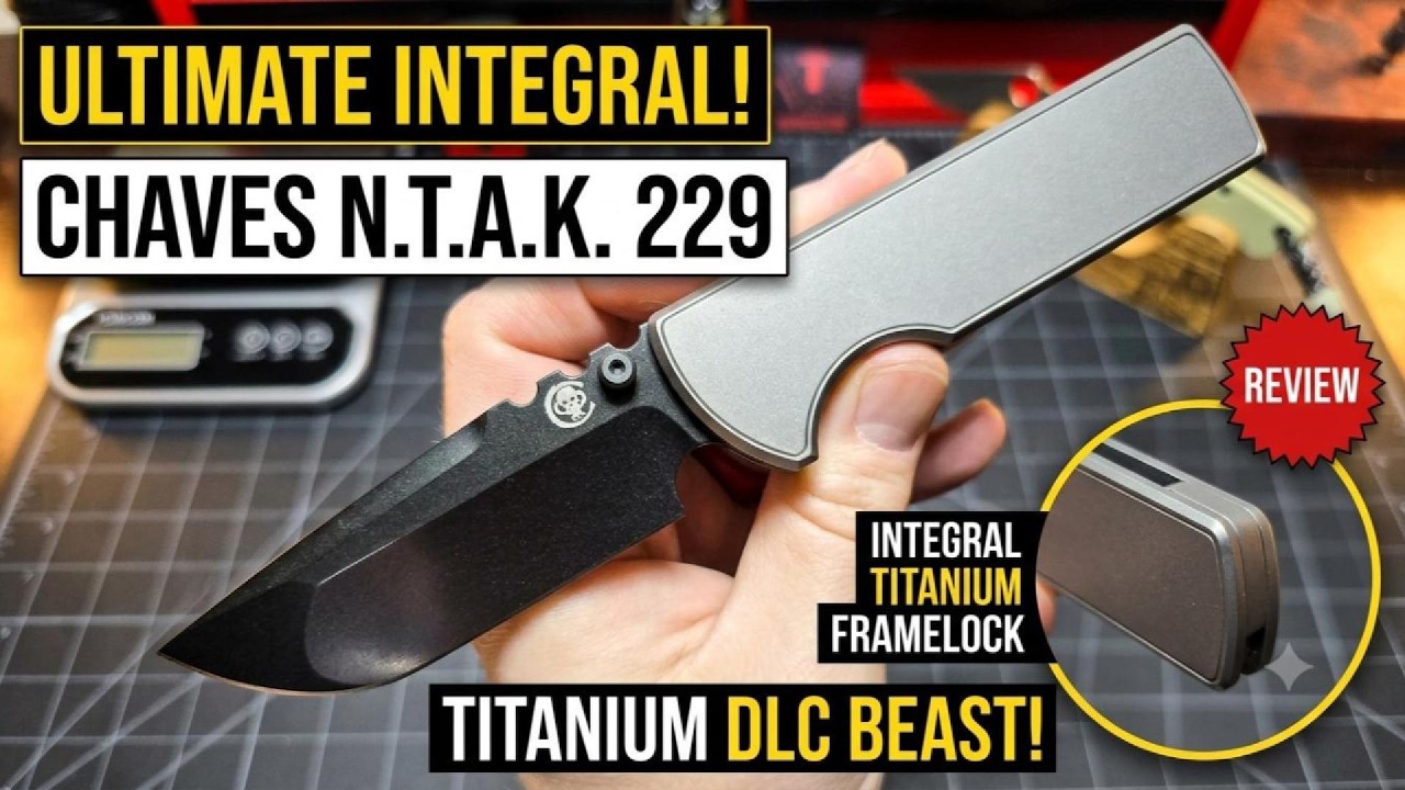 ChavesKnives Integral N.T.A.K. 229 - Titanium and DLC what else