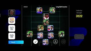 100% Best Long Ball Counter Formation In eFootball 2026 Best Formation For Long Ball Counter
