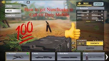 How to get free Nunchucks 💯 in Call Of Duty Mobile |#callofdutymobile
