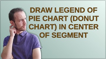 Draw legend of pie chart (donut chart) in center of segment