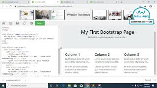 9  BOOTSTRAP | WEBSITE DESIGNING | PUNJABI LANGUAGE | AKASH WEBS COMPUTER INSTITUTE
