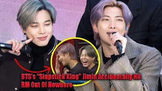 BTS’s “Slapstick King” Jimin Accidentally Hit RM Out Of Nowhere