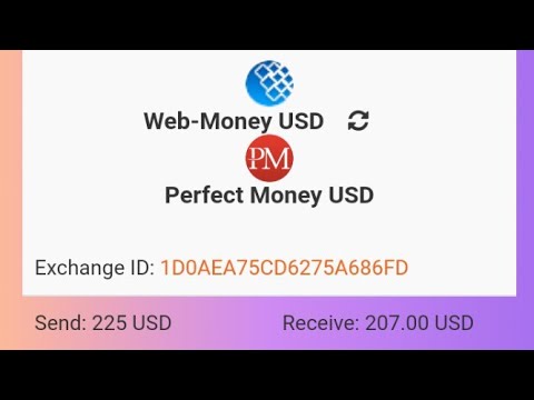 kuki changer Best payment xchange. Webmoney TO Perfect MONEY CHANGE PAYMENT