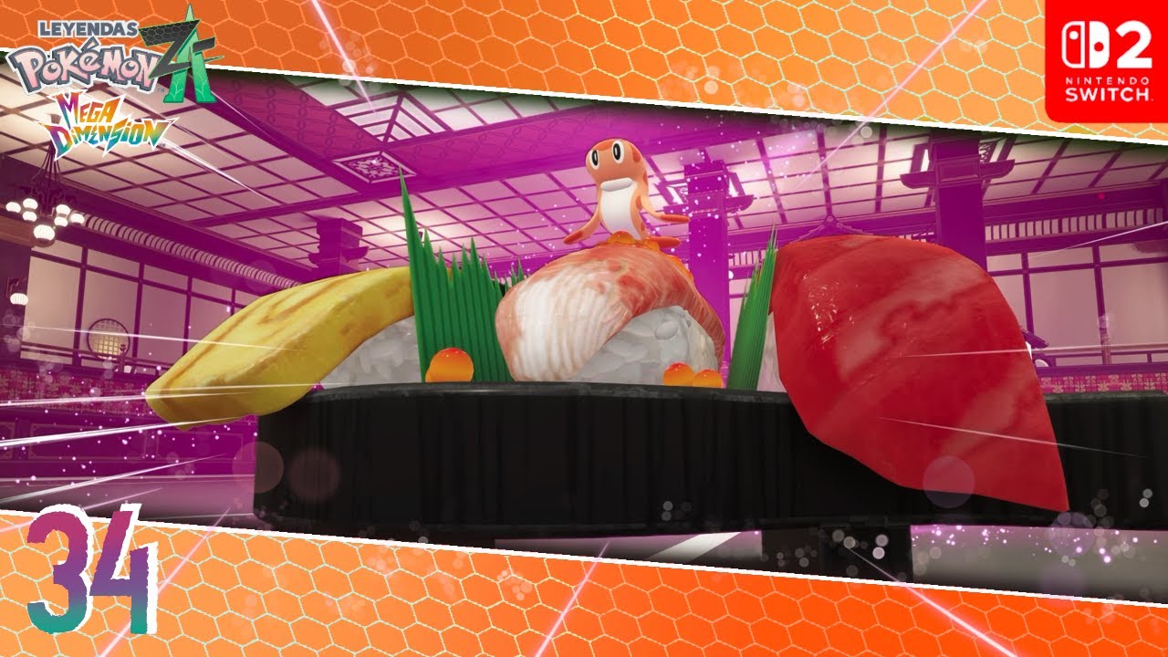 ¡¿UN MEGA SUSHI GIGANTE?! | Leyendas Pokémon Z-A Megadimensión Ep. 34