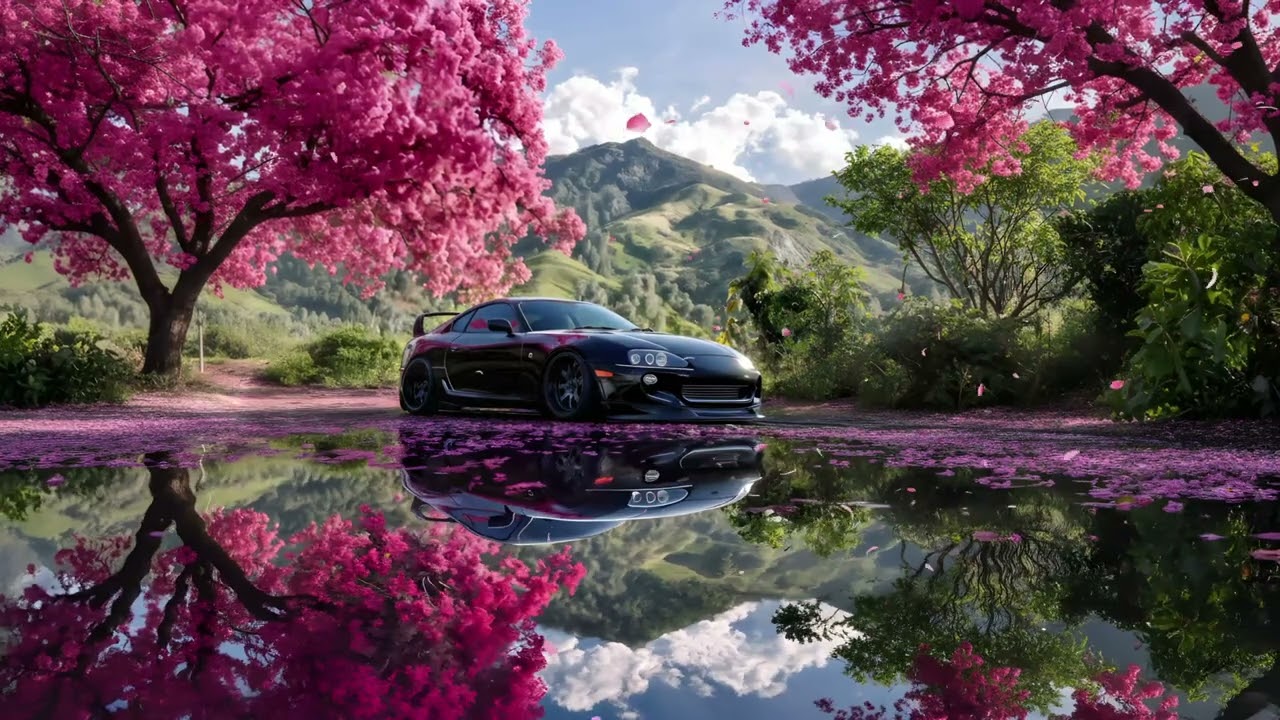Toyota Supra MK4 Sakura car Live Wallpaper 4K
