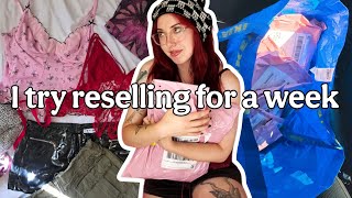 can I become a full-time reseller from scratch? ★ episode 01 ★ massive goodwill bins haul!