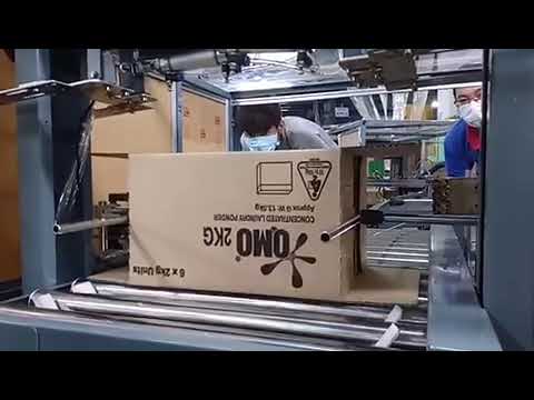 Video Máy dán thùng carton dùng keo nhiệt (hot melt) - youtube