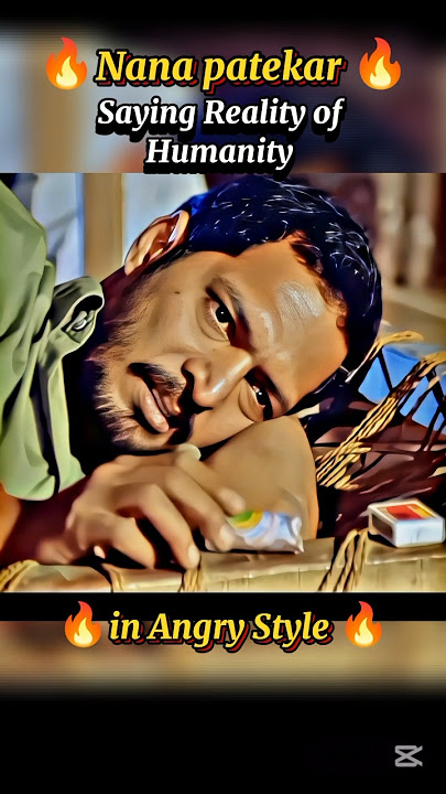 🔥Nana patekar 🔥 Best Dialogue status 🔥#bollywood #movie Karantveer movie clips 🔥#shorts #status