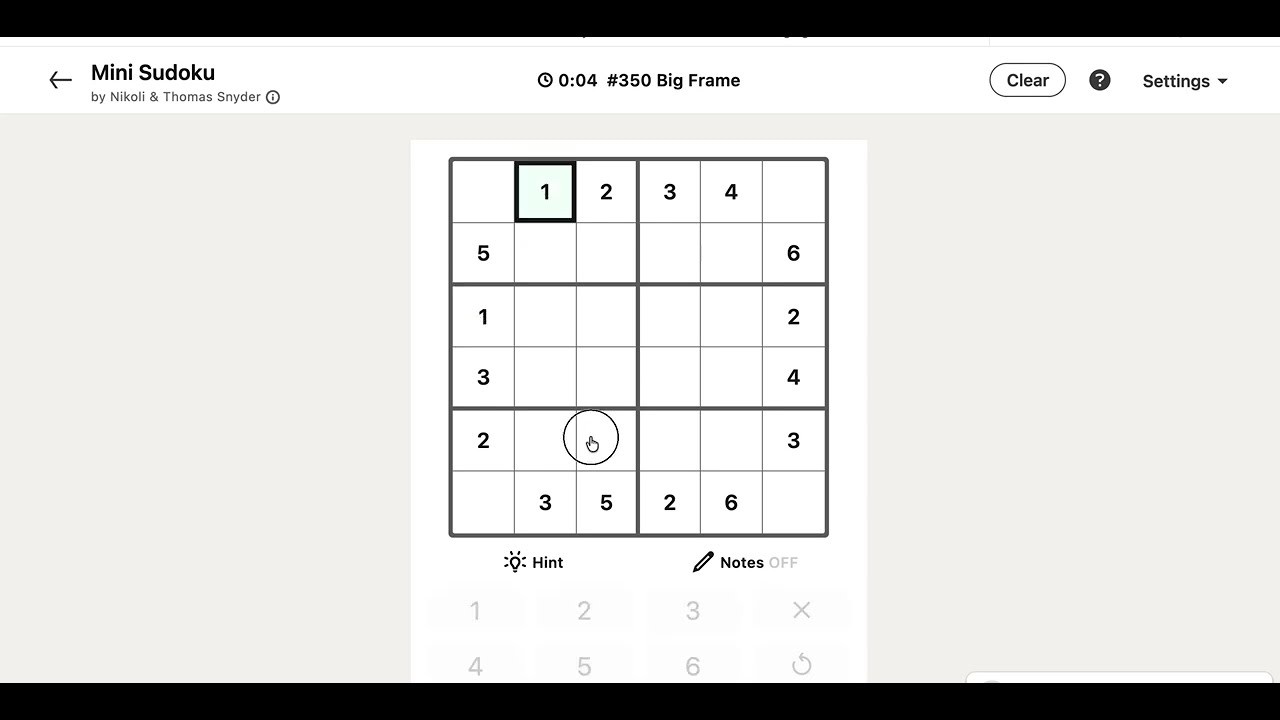 LinkedIn Mini-Sudoku Answer Today | 27 July 2026 - Puzzle #350