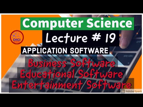 what is Application Software  || Business Software || Entertainment Software || Educational Software