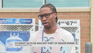 Senior says he was not part of MS high school prank