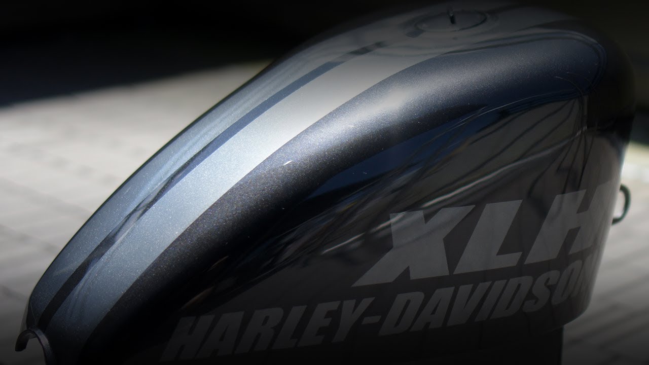 【SPORTSTER】ガソリンタンク塗装DIY