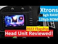 PREMIUM Xtrons Car Head Unit - 6gb RAM - Snapdragon 665- Wireless Apple CarPlay & Android Auto Radio