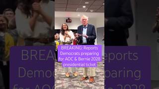 Democrats preparing AOC & Bernie 2028  🟪🇺🇸🗞️🗽 #news #politics #aoc #berniesanders #democrats