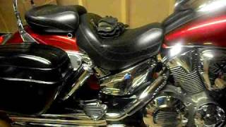 Honda Fury exhaust on VTX 1300.AVI