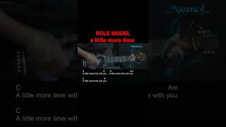 ROLE MODEL - a little more time Guitar Chords Lyrics #shorts