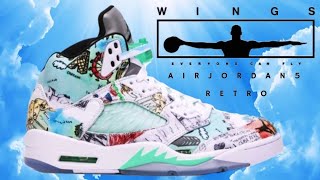 INSPIRATION AT ITS' CORE. Air Jordan 5 Retro 'Wings' On Feet Review