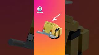 Building a Minecraft LEGO Monster (It's Cursed) #lego #shorts #minecraft