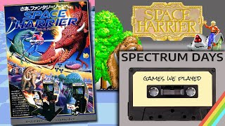 Space Harrier review of the Sega arcade classic various formats Spectrum Days podcast episode 7