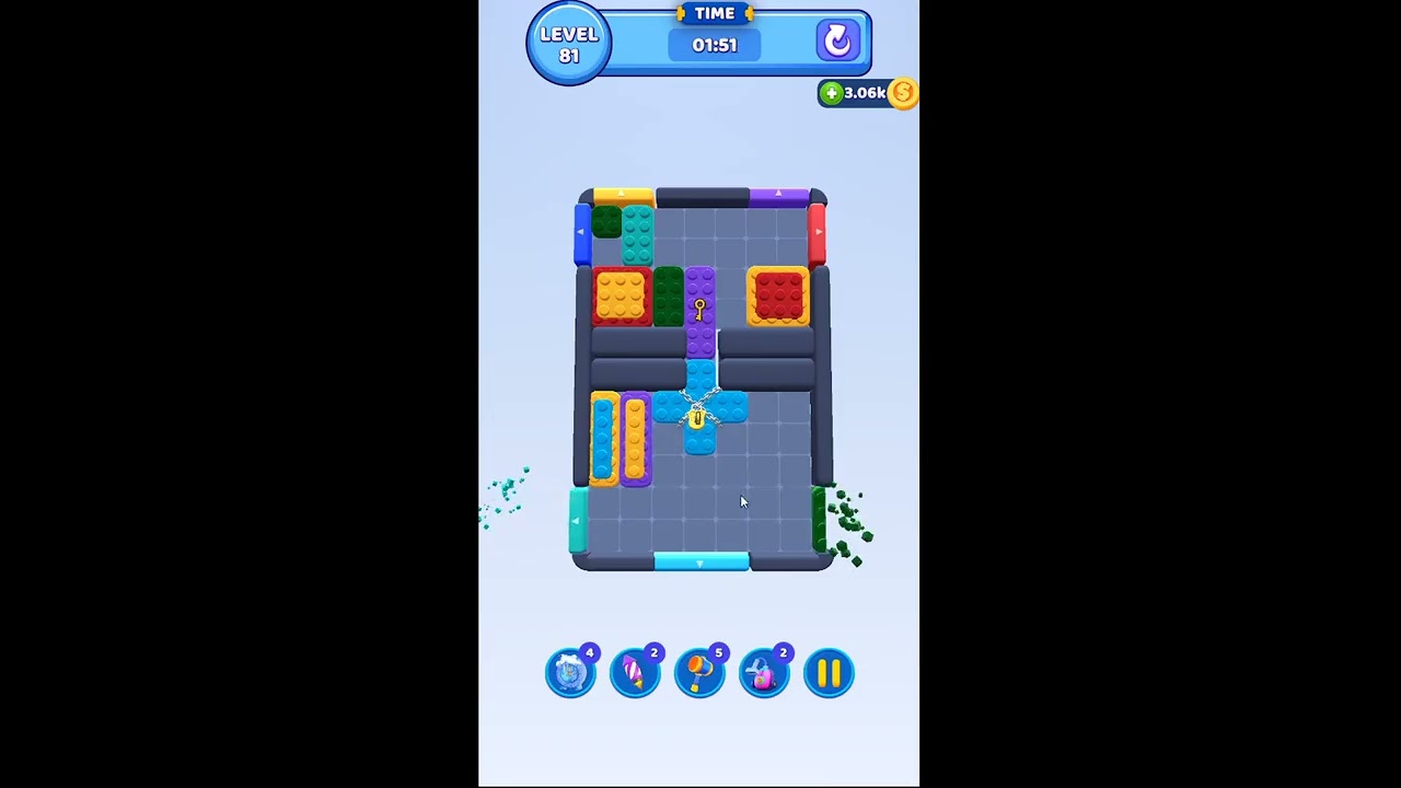 Color Block Jam Level 81 Gameplay Walkthrough - NO BOOSTERS