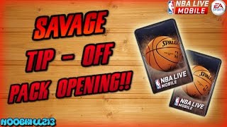 Savage Tip Off Pack Opening Nba Live Mobile