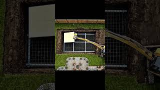 Building a Secret Underground Bunker - Part 7: Plywood Roof Decking 🏗️ #Shorts