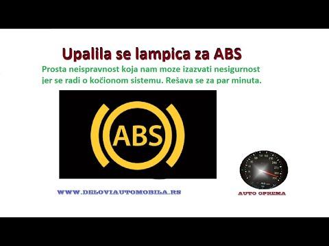 Video: Kako da resetujem ABS i lampicu za kontrolu proklizavanja?