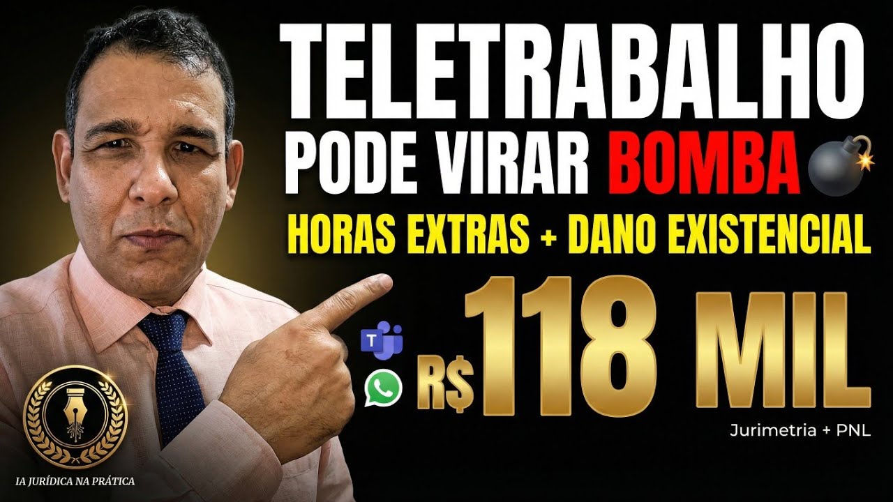 Teletrabalho,  WhatsApp  A Bomba Trabalhista que Você Não Está Enxergando (PNL Aplicada ao Processo)