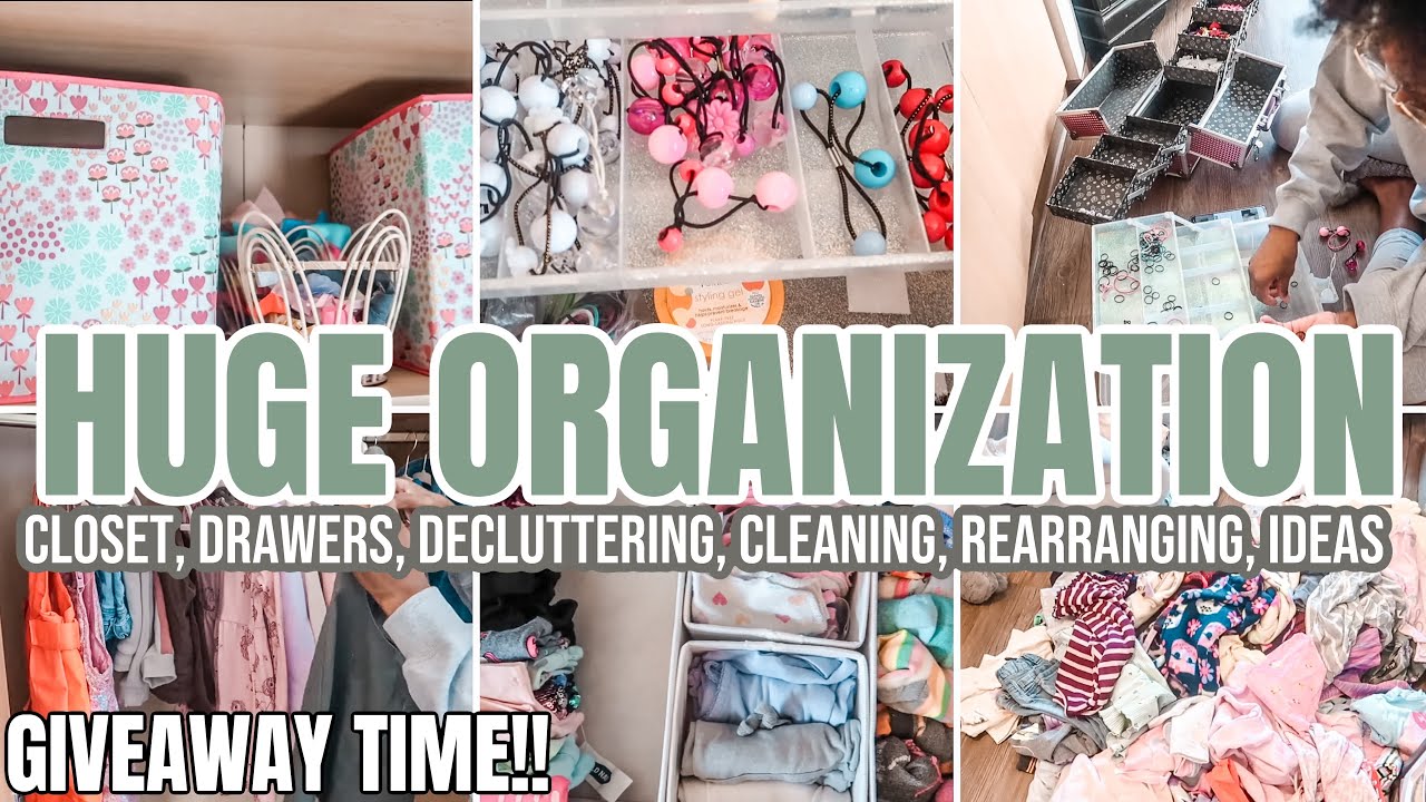 ALL DAY CLEAN DECLUTTER ORGANIZE WITH ME | EXTREME ROOM ORGANIZATION ...