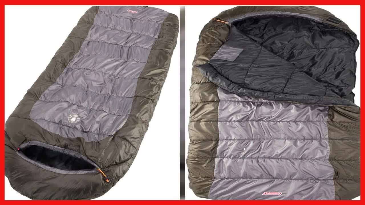 Coleman Big Basin 15 Big and Tall Adult Sleeping Bag YouTube