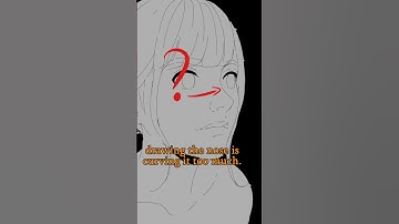 Mistake When Drawing Head - Quick Art Tips #art #sketch #shorts #tutorial #drawingtutorial #anime