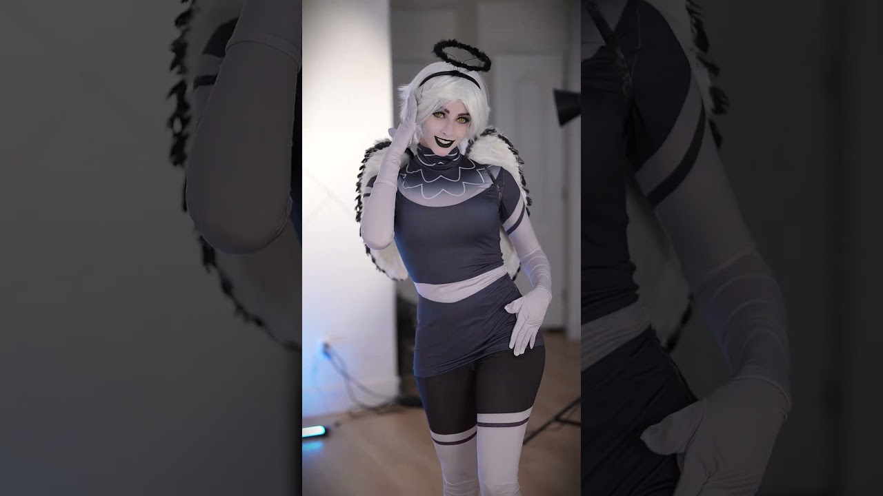 lute can shake it 🖤 #foryou #cosplay #trending #halloween #hazbinhotel #whowillbemylifepartnerta