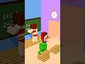 JJ School IQ 🧠🤯 MAIZEN Minecraft Animation #shorts #minecraftanimation
