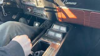 Shifting gears in the 1969 Camaro
