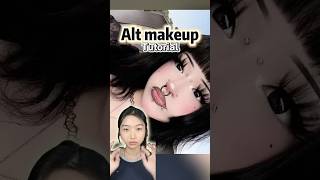 How I Do My Alt Makeup 💄🖤 #makeup #altmakeup #makeuptutorial